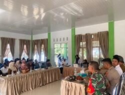 Jajaran Korem 012/TU Hadiri Lokakarya Mini Lintas Sektor Puskesmas Teunom