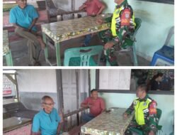 Bincang Santai, Jaga Hubungan Baik Babinsa Komsos dengan Warga