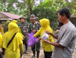 Kodim 1001/HSU-BLG dan Persit KCK Dirikan Dapur Umum Bantu Warga Terdampak Banjir di Balangan