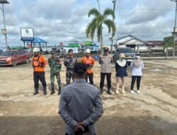 Koramil 1203-15/Teluk Batang Bersinergi Jaga Kondusifitas Pelabuhan Teluk Batang