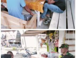 Menyambut Tahun baru Babinsa Koramil 01/Sungaimas Ajak Warga Tetap Jaga keamanan dan Ketertiban