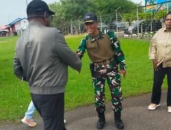 Sambut Kedatangan Bupati Merauke di Bandara Mopah, Satgas Korpasgat Pastikan Kelancaran Operasional
