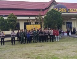 Soliditas TNI–Polri dan Pemda, Satgas Korpasgat Ikuti Apel Gabungan Jelang Tahun Baru 2026 di Jayawijaya