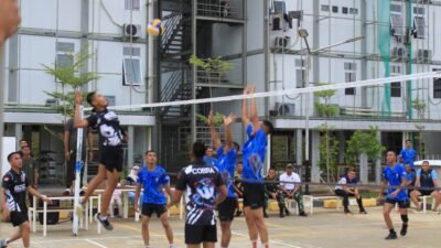 Lomba Voli Yonif TP 826/BTB Jadi Ajang Pembinaan Mental dan Sportivitas Prajurit