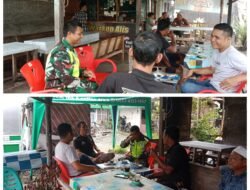 Babinsa Melaksanakan Silahturahmi Bersama Warga Binaannya