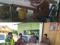 Jalin Keakraban Babinsa dan Bhabinkamtibmas Bersama Warga di Awal Tahun