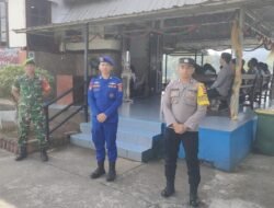 Babinsa Jajaran Korem 012/TU Bersama Polri Amankan Ibadah Tahun Baru di Sabang