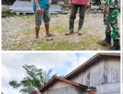 Babinsa Koramil 01/Sungaimas Jalin Komunitas Sosial dengan Warga di Desa Binaan