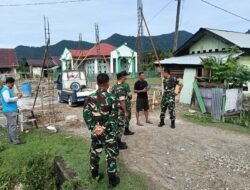 Dandim 0114/Aceh Jaya Tinjau Progres Pembangunan Koperasi Merah Putih Desa Sapek