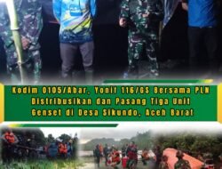 Gotong Royong TNI, PLN, dan Warga Antar Genset ke Wilayah Terpencil