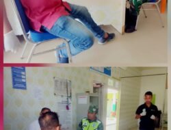 Babinsa Koramil 02/Woyla Bersama Pegawai Puskesmas Woyla