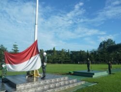 Korem 012/Teuku Umar Gelar Upacara Bendera Mingguan di Makorem