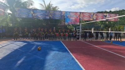 Turnamen Bola Voli Semi Open Pemuda Meunasah Tutong Resmi Dibuka
