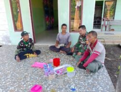 Babinsa Simpang Hilir Imbau Warga Waspada Banjir dan Cuaca Ekstrem