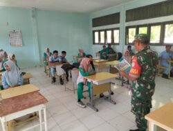 Babinsa Gelar Kampanye Kreatif Rekrutmen Prajurit TNI AD di SMK Negeri 1 Panga