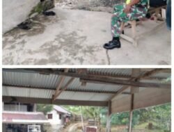 Dekatkan Diri dengan Warga Desa Babinsa Koramil 01 /SM Laksanakan komsos di Desa Binaan