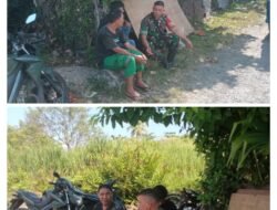 Babinsa Koramil 07/Johan Pahlawan Lakukan Kegiatan Komsos di Desa Rundeng