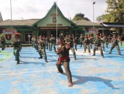 Latihan Pencak Silat Militer, Kodim 1001/HSU Bangun Refleks dan Disiplin Prajurit