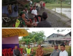 Babinsa Koramil 07/Johan Pahlawan Laksanakan Komsos di Desa Rundeng