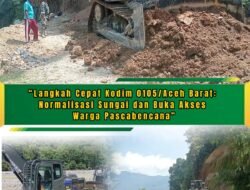 Kodim 0105/Abar Kerahkan Alat Berat Buka Akses Jalan Jambak–Sikundo