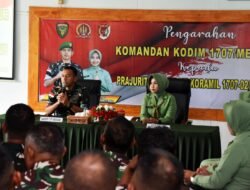 Pembinaan Personel Warnai Kunjungan Kerja Dandim 1707/Merauke ke Koramil