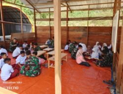 Jajaran Korem 012/TU Gelar Belajar dan Bermain untuk Pulihkan Trauma Anak Korban Banjir