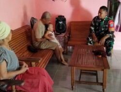 Babinsa Koramil 1203-04/Simpang Hulu Pererat Silaturahmi dengan Tokoh Masyarakat Desa Sekucing Kualan