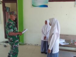 Babinsa Panga Sosialisasikan Penerimaan Prajurit TNI AD kepada Pelajar SMA