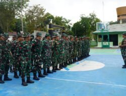 Kodim 1001/HSU-BLG Tingkatkan Daya Tahan Prajurit Melalui PSJM Hanmars