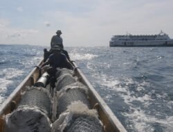 Kodim 1509/Labuha Bersama Tim Teknis Mulai Pembangunan Jembatan Desa Bobo
