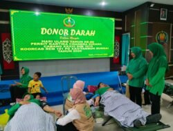Donor Darah Warnai Peringatan HUT ke-80 Persit Kartika Chandra Kirana