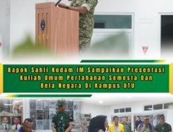 Kapok Sahli Kodam IM Dorong Mahasiswa Tangkal Hoaks dan Ancaman Digital