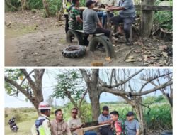 Babinsa Koramil 07/Johan Pahlawan Lakukan Giat Komsos Bersama Warga Binaan