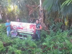 Jajaran Korem 012/TU Sosialisasikan Pencegahan Karhutla kepada Warga Teunom