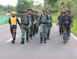 Tingkatkan Ketahanan Fisik, Kodim 1006/Banjar Laksanakan Hanmars PSJM