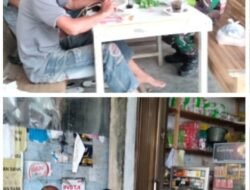 Babinsa Koramil 01/Sungaimas Laksanakan Komsos Bersama Warga Desa Tungkop