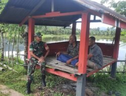 Babinsa Koramil 01/Jaya Sosialisasikan Pencegahan Karhutla kepada Warga Desa Jambo Masi