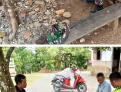 Mempererat dan Jalin Silaturahmi yang Baik Babinsa Koramil 01/Sungaimas Laksanakan Komsos Bersama Warga Binaan