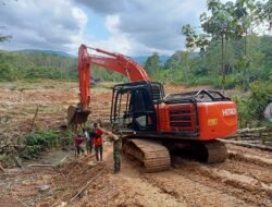 Warga Sambut Antusias Pembukaan Jalan 3,1 Km di Nagan Raya