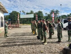 Apel Pagi Satgas TMMD Ke-127 Jadi Kunci Disiplin Personel di Lapangan