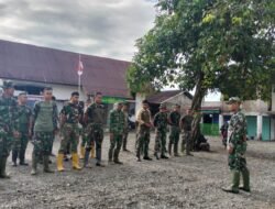 Koordinasi Pembangunan TMMD Nagan Raya Dimulai dari Apel Pagi