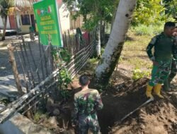 Satgas TMMD dan Warga Kompak Garap Pembangunan MCK