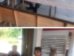 Babinsa Koramil 01/Sungaimas Laksanakan Komsos Bersama Warga Desa Tungkop