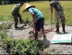Kepedulian TNI Terwujud Lewat Pembangunan Air Bersih