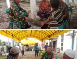 Babinsa Koramil 07/Johan Pahlawan Lakukan Giat Komsos