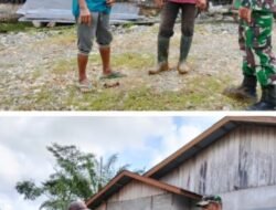 Babinsa Koramil 01/Sungaimas Jalin Komunikasi Sosial dengan Warga di Desa Binaan