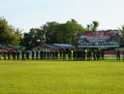 Prajurit Korem 174/ATW dan Kodim 1707 Ikuti Upacara Khidmat