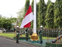 Upacara 17-an, Dandim 1006/Banjar Bacakan Amanat Kasad di Makodim Banjar