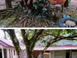 Melalui Komsos Babinsa Koramil 01/Sungaimas dan Warga Sebagai Ajang Silaturahmi yang Baik