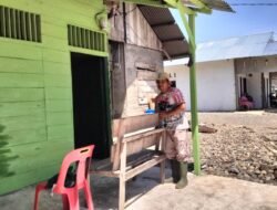 Pengecatan dan Perbaikan Dinding Rumah Warga Terus Dilanjutkan